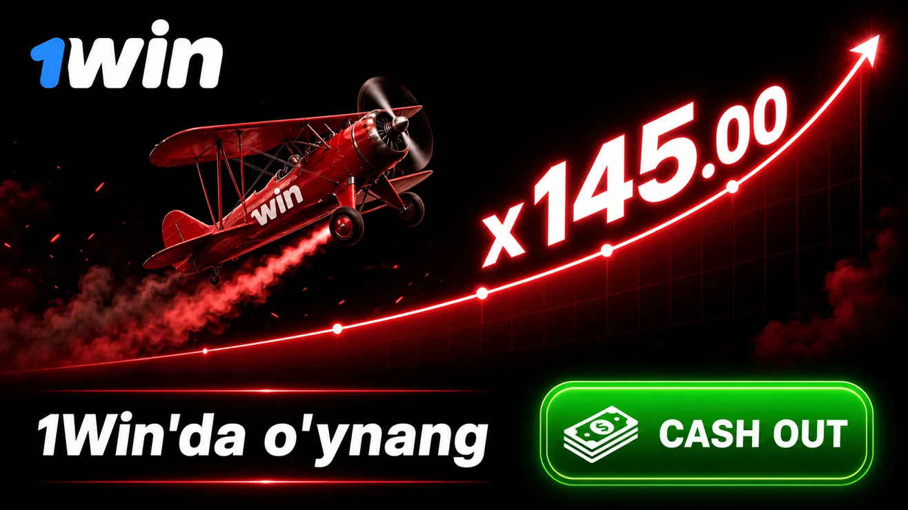 1Win Aviator bonus 500% 2000 dollar kripto 600% O'zbekiston